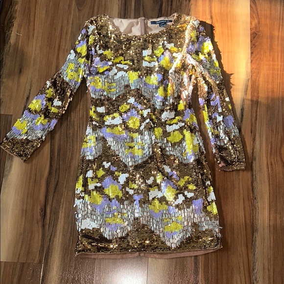 French Connection Sequin Party Dress - Picture 1 of 3